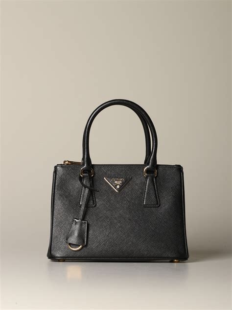 borse in pelke.nera simili prada gallwria|Borsa Galleria Donna .